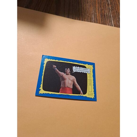 Vintage 1987 WWF Honky Tonk Man Wrestling Trading Card 73 Superstars Speak Topps - Picture 1 of 3